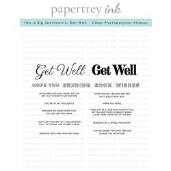 This is Big Sentiments: Get Well Stamp Set