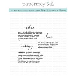 This is Big Sentiments: Definitions of Love Stamp Set