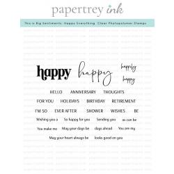 This is Big Sentiments: Happy Everything Stamp Set