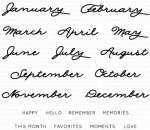 Monthly Moments: Year Round Mini Stamp Set