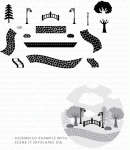 Petite Places: Walk in the Park Mini Stamp Set