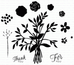 Friendship Jar Flowers Stamp Set