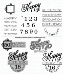 Just a Number Stamp Set