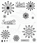 Silver White Winters Stamp Set