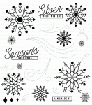 PTI Silver Shite Winters Stamp Set