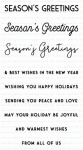 Sentiment Staples: Season's Greetings Mini Stamp Set