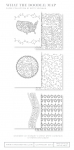 What the Doodle: Map Coloring Sheets (18 sheets)