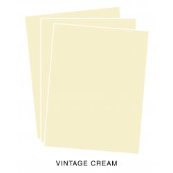 Paper Basics - Vintage Cream Cardstock (50 Sheets)