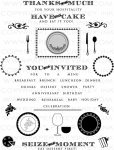 Table Service Stamp Set + Die Bundle