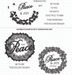 Enclosed: Wreath Mini Stamp Set + Die Bundle
