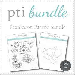 Peonies on Parade Stamp Set + Die Bundle