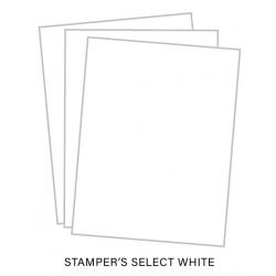 Paper Basics - Stamper's Select White Cardstock (40 Sheets)