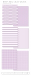Bitty Big: Lilac Grace Color Collection (24 sheets)