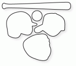 Papertrey Ink - 7th Inning Stretch Die