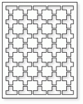 Papertrey Ink - Cover Plate: Modern Cross Quilt Die