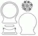Papertrey Ink - Shaker Shapes: Snow Globe Die