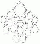 Papertrey Ink - Baker's Dozen Die