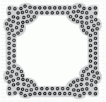 Papertrey Ink - Stitched Monogram Frame: Square Die