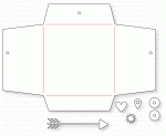 Papertrey Ink - Traveler's Journal: Envelope Die