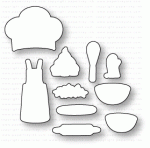 Papertrey Ink - Dress Up Dolls: Let's Bake Die