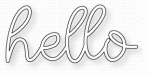 Papertrey Ink - Ways to Say: Hello Die