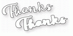 Papertrey Ink - Huge Thanks Die