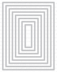 Papertrey Ink - Nesting Basics: Pierced Rectangles Die