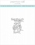 To Die For Sentiments: Never Too Far Die