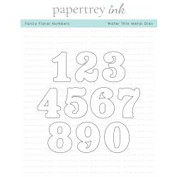 Fancy Floral Numbers Die