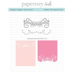 Elegant Edges: Floral Swirl Die