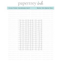 Cover Plate: Handmade Quilt Die
