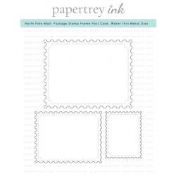 North Pole Mail: Postage Stamp Frame Post Card Die
