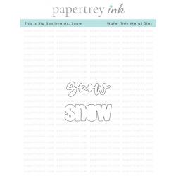 This is Big Sentiments: Snow Die