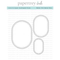 Love to Layer: Scalloped Ovals