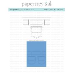 Elegant Edges: Jean Pocket Die