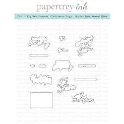 This is Big Sentiments: Christmas Tags Die