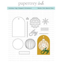 Holiday Tag: Elegant Ornament Die
