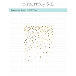 Cascading Dots Hot Foil Plate