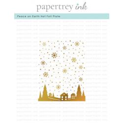 Peace on Earth Hot Foil Plate