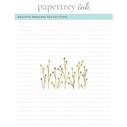 Beautiful Branches Hot Foil Plate