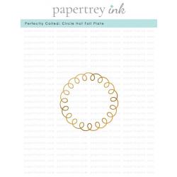 Perfectly Coiled: Circle Hot Foil Plate