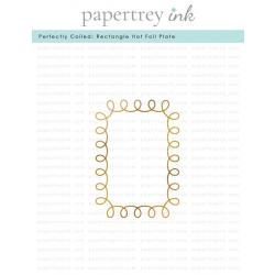 Perfectly Coiled: Rectangle Hot Foil Plate