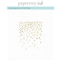 Cascading Stars Hot Foil Plate