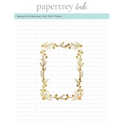 Beautiful Berries Hot Foil Plate