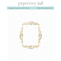 Filigree Frame Hot Foil Plate