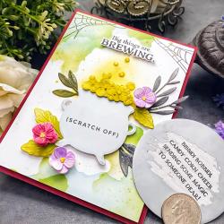 Silhouette Scratch-Off Sticker Sheets - Silver (5 sheets)