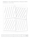 Perfect Plaid Stencil Collection (set of 4)