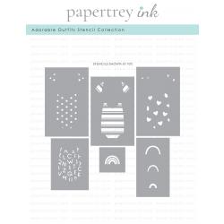 Adorable Outfits Stencil Collection (set of 6)
