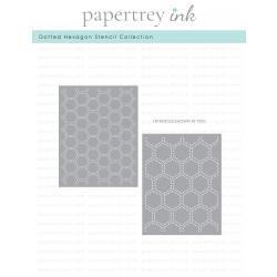 Dotted Hexagon Stencil Collection (set of 2)