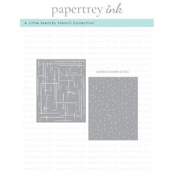 A Little Sketchy Stencil Collection (set of 2)